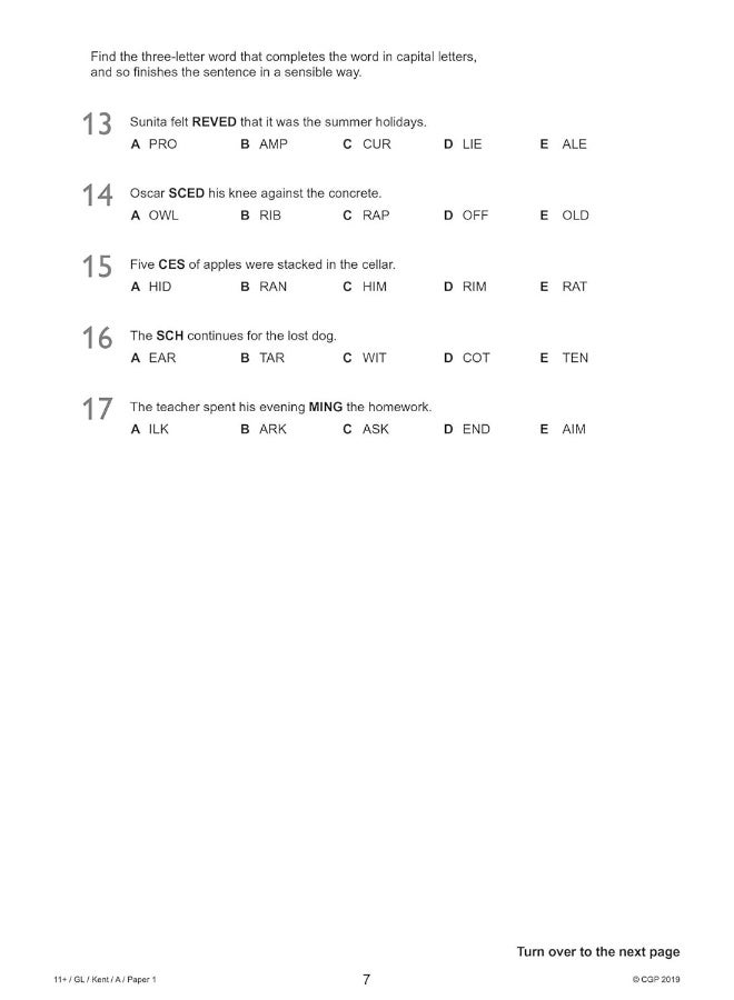 Kent Test 11+ GL Practice Papers (with Parents' Guide & Online Edition) - Image 4