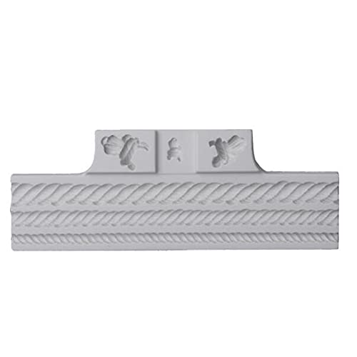 FOYARA Ropes and Knots Silicone Mold for Fondant Cake Decorating Cupcakes Sugarcraft Cookies Candies Cards and Clay DIY Baking Tools - Image 1