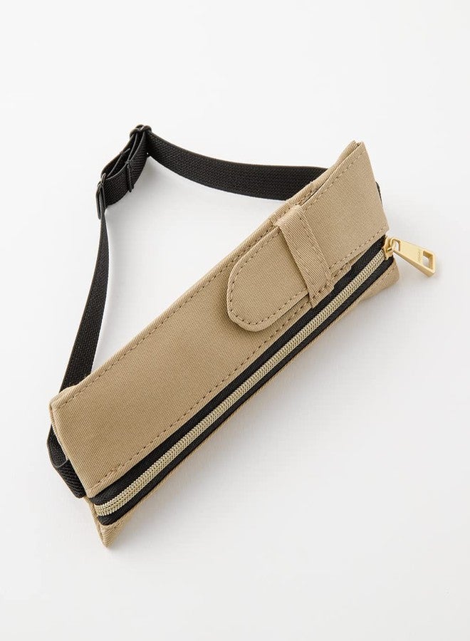 Midori DESIGNPHIL Midori 41824006 Pen Case, Book Band Pen Case, Beige, For B6-A5 - Image 3