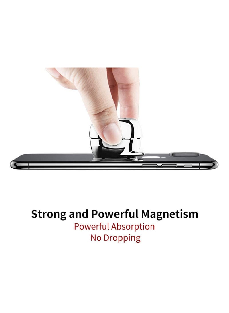 SOLARAE Magnetic Car Phone Mount Kitty Face Style Car Phone Holder Adjustable Cell Phone Car Mount Universal Magnetic Stand Holder Compatible With iPhone Samsung GPS Mini Tablet - Image 5