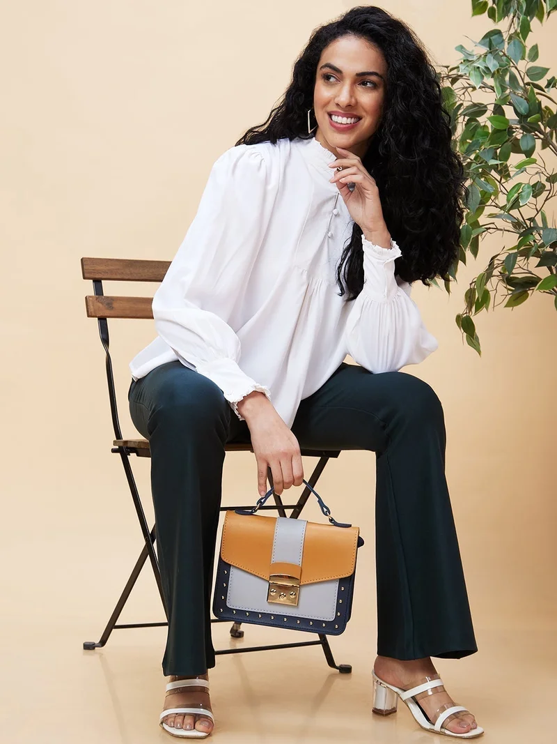 globus Globus Women High Neck Regular Top