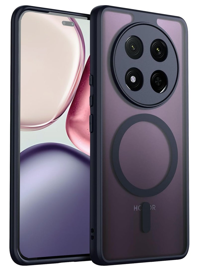 For Honor X9c Magnetic Case, Compatible with MagSafe, TPU+PC Shockproof Matte Skin Feel Mobile Phone Back Cover, Anti-fingerprint Slim Fit Protective Casing - Image 1