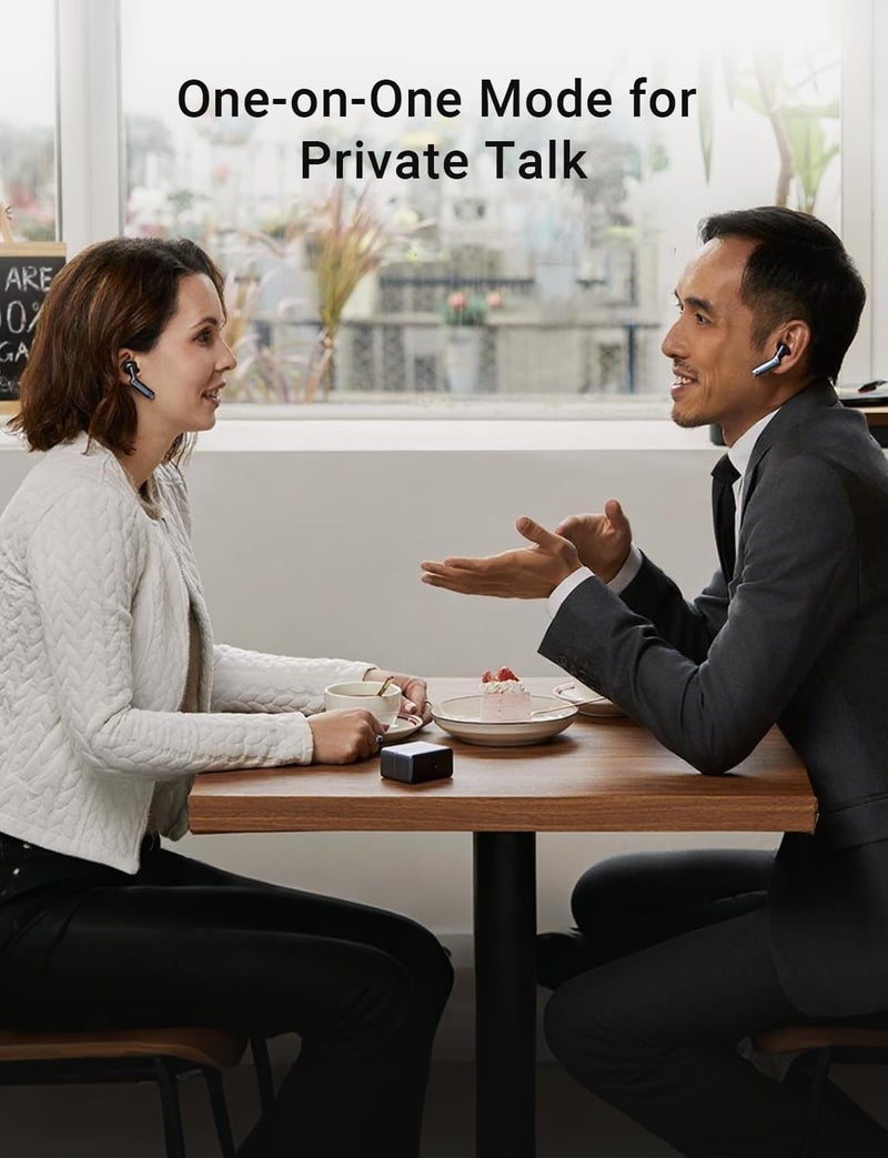 Timekettle W4 Translation Earbuds,for Global Business & Relationships,Bone-Voiceprint Sensor for Clear Voice in Noise, AI Auto-Correction,Protected Privacy with GDPR,Instant Setup via iOS/Android APP - Image 3