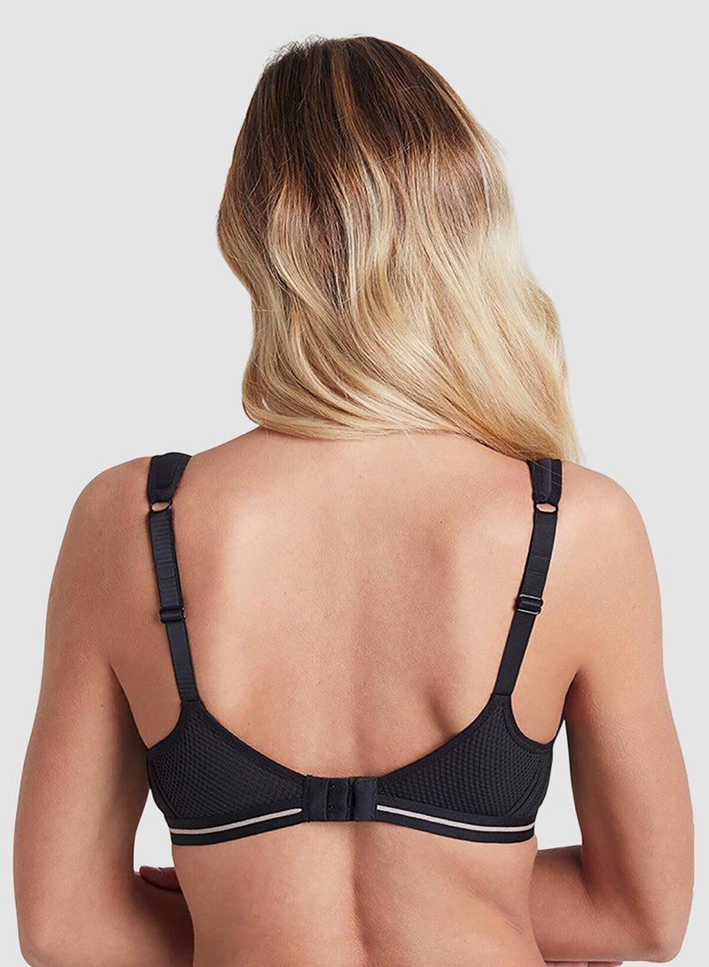 بنتي حمالة صدر سوداء خفيفة الوزن - Image 3