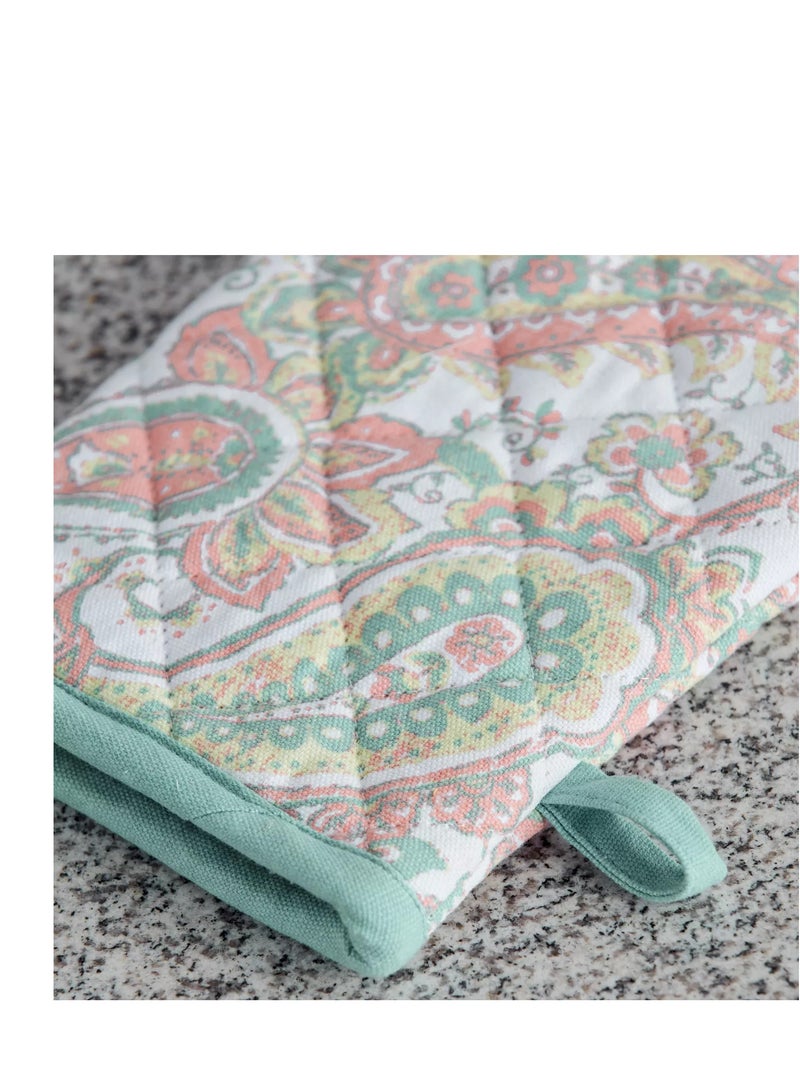 Pastel Paisley Oven Mitten  - Image 2