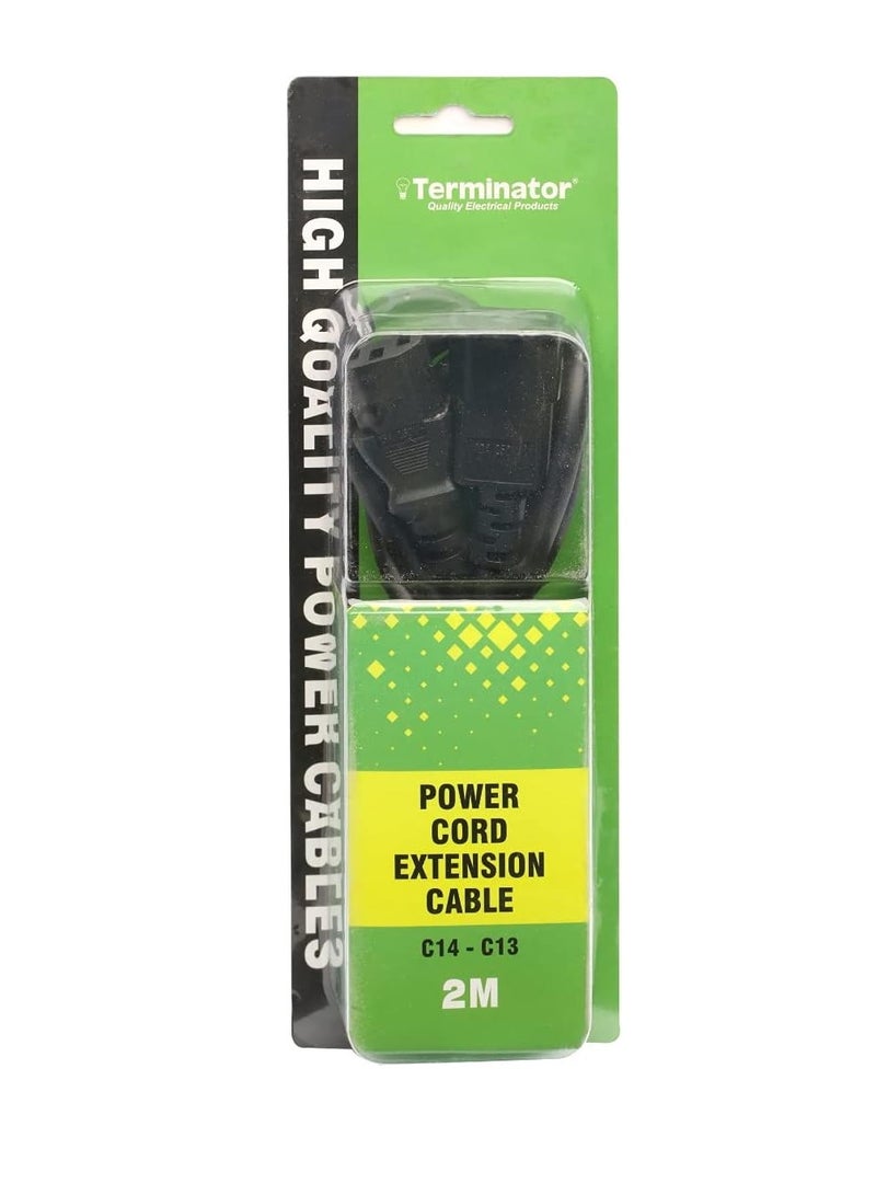 RACO Terminator High Grade Power Extension Cable, Two Meters, 13 A TC, 2M EC - Image 2