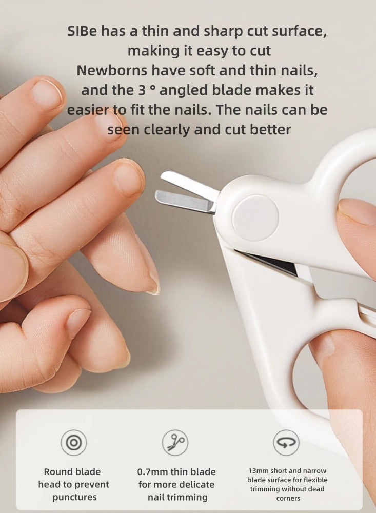 Infant And Child Nail Scissors, Safe And Anti-pinching, Special Safety Baby Nail Clippers For Newborns, Scissors/pliers Set,Macallan - Image 2