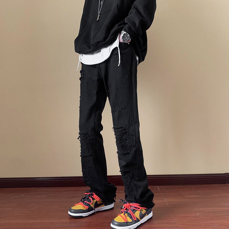 Unisex Casual Daily Denim Jeans - Image 1