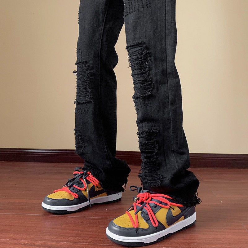 Unisex Casual Daily Denim Jeans - Image 3