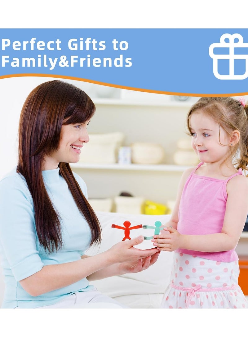 general 10 Pcs Magnetic Toys, Fun Travel Toys, Colourful Fridge Magnets Men, Magnetic People Toys Gifts for Boys Girls, Refrigerator Magnets Adults for Home, Office, and Locker Whiteboard - Image 3