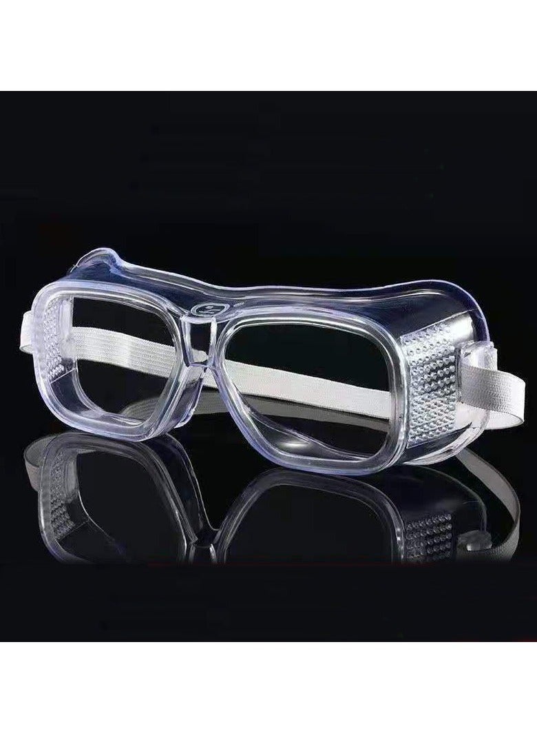 KASTWAVE Safety Goggles with Side Shields 1-Pack Anti-Fog Dust-proof Scratch-proof Splash-proof Chemical Wrapped Eye Protection Nurse Worker Architect Clear - Image 1