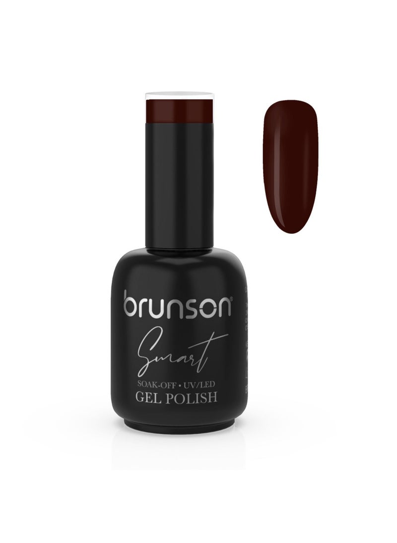brunson - Gel Polish, 15ml Smart Gel Nails Glossy Shine Finish Long Lasting Soak off UV Gel Nal Polish for Nail Art French Manicure Pedicure Salon Quality Chip Resistant Gel Nail Extensions UV Gel Nail Paint - Image 1