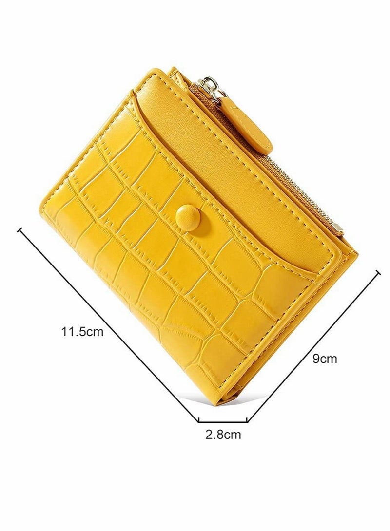 Small Purses for Women Fashion Stone Pattern Girls Wallet Thin and Light Card Holder Organizer