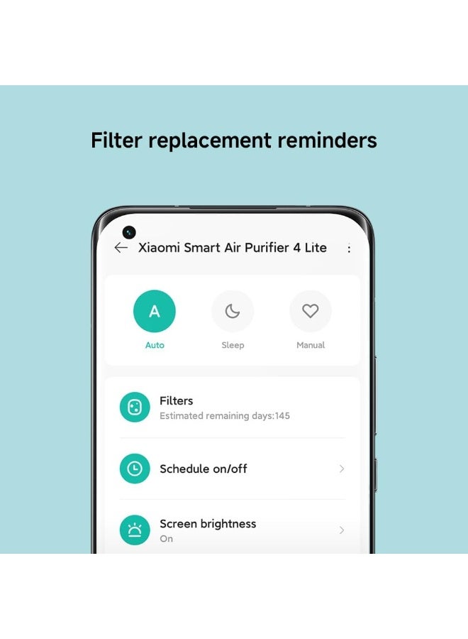 Xiamoi Xiaomi Smart Air Purifier 4 Lite Compact and Efficient Air Cleaner with HEPA Filter, Smart App Control, Quiet Operation, and Effective Air Purification for Smaller Spaces|1 year manufacturer warranty - Image 5
