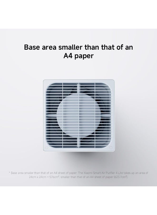 Xiamoi Xiaomi Smart Air Purifier 4 Lite Compact and Efficient Air Cleaner with HEPA Filter, Smart App Control, Quiet Operation, and Effective Air Purification for Smaller Spaces|1 year manufacturer warranty - Image 2