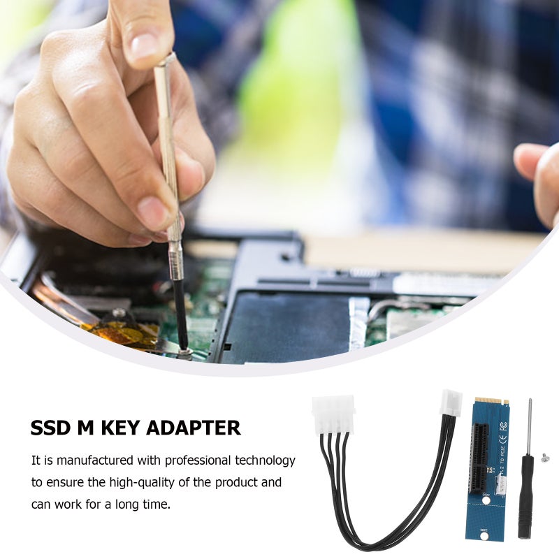 📱 محول بطاقة ارتفاع M 2 إلى PCIe لتحويل قرص SSD بتصميم متين - Image 2