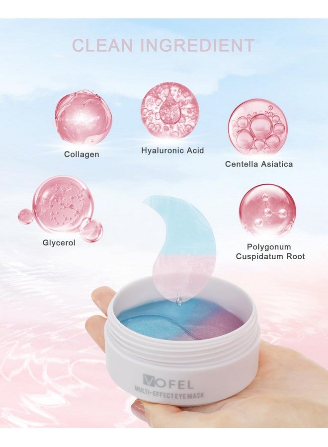VOFEL Under Eye Patches For Puffy Eyes And Dark Circles Hydrating Eye Mask With Collagen Eye Gel Pads Reduce Wrinkles Skin Treatment 30 Pairs - Image 2