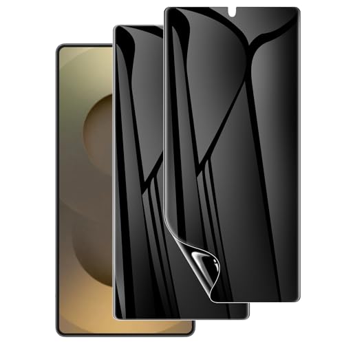LYWHL 2 Pack for Samsung Galaxy S25 Ultra Privacy Screen Protector [Like Original Fingerprint Unlock], Anti-Spy Private S25 Ultra Film [Not Glass], Case Friendly, Scratch-Resistant, Sensitive Touch - Image 1