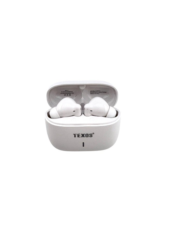 Texos TX-BT10 Wireless Stereo Earbuds with Noise Cancellation - Image 1