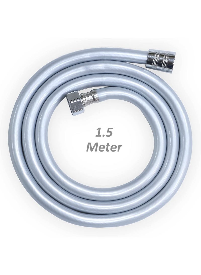 Rubik - Shower Hose Pipe 1.5M PVC Flex Anti Twist Heat Resistance Universal Replacement Kink and Leak Proof (1.5 Meter) - Image 1