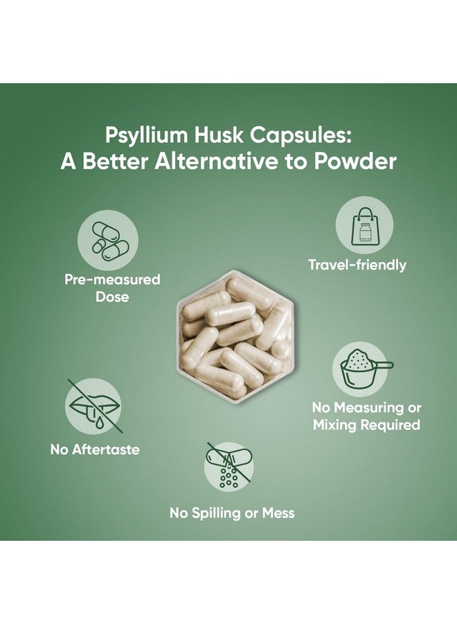 WeightWorld Psyllium Husk Capsules 1500mg Per Serving, 240 Vegan Capsules - 4 Months Supply - for Digestive Health - Daily Psyllium Husk Fiber Supplement - Non-GMO, GMP-Approved, & Allergen-Free - Image 3