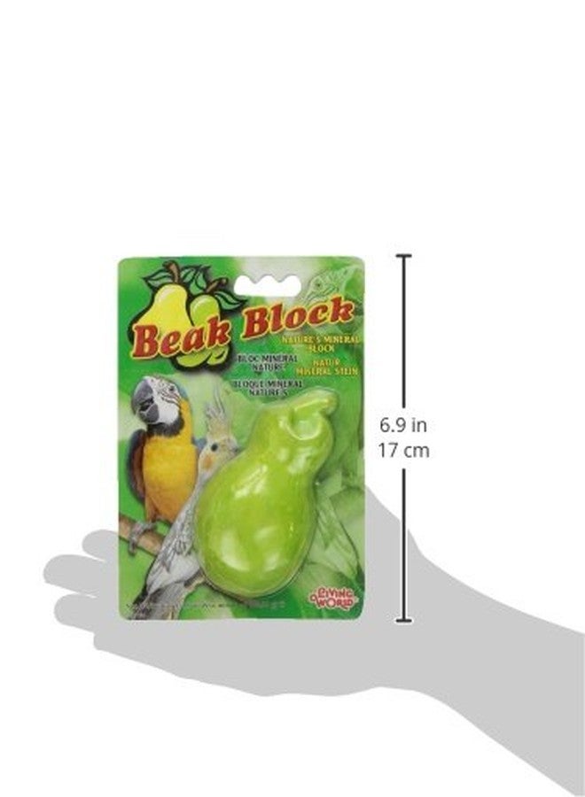 Living World Mineral Block, Pear (for Cockatiels), 75 Grams - Image 4