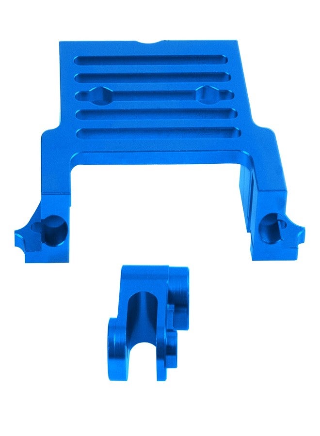 Vgoohobby Aluminum Alloy Standard Servo Mount Servo Adapter Bracket w/Servo Horn Compatible with Traxxas 1/5 X-Maxx 6S 8S RC Truck (Blue) - Image 5