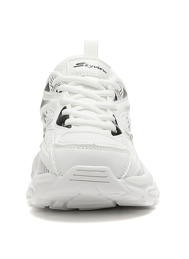 Sky View Boys And Girls Shoes Tennis Running Shoes Lace-up Unisex Kids Sneakers Lightweight Breathable Walking Shoes Matte Fashion Sports Shoes For Children's - Image 3