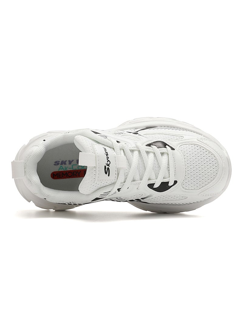 Sky View Boys And Girls Shoes Tennis Running Shoes Lace-up Unisex Kids Sneakers Lightweight Breathable Walking Shoes Matte Fashion Sports Shoes For Children's - Image 5