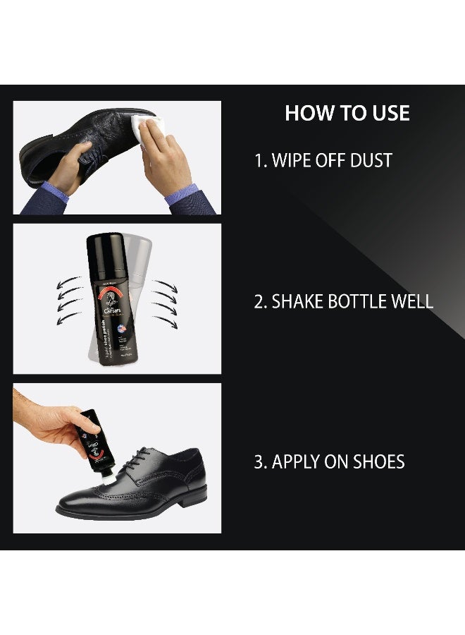 Caesars Shoe Polish Liquid – Black - Image 3