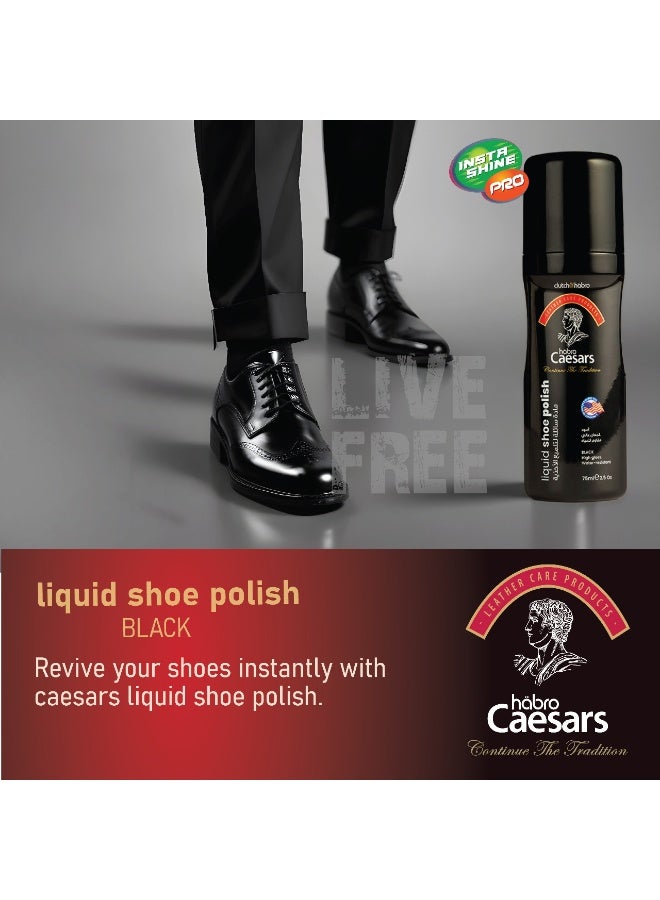 Caesars Shoe Polish Liquid – Black - Image 2