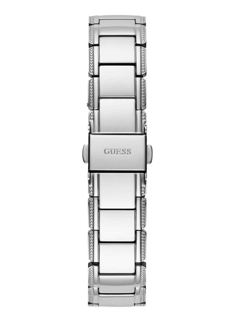 Guess Womens Lily Silver Tone Floral Dial Watch -  GW0528L1 - Image 5