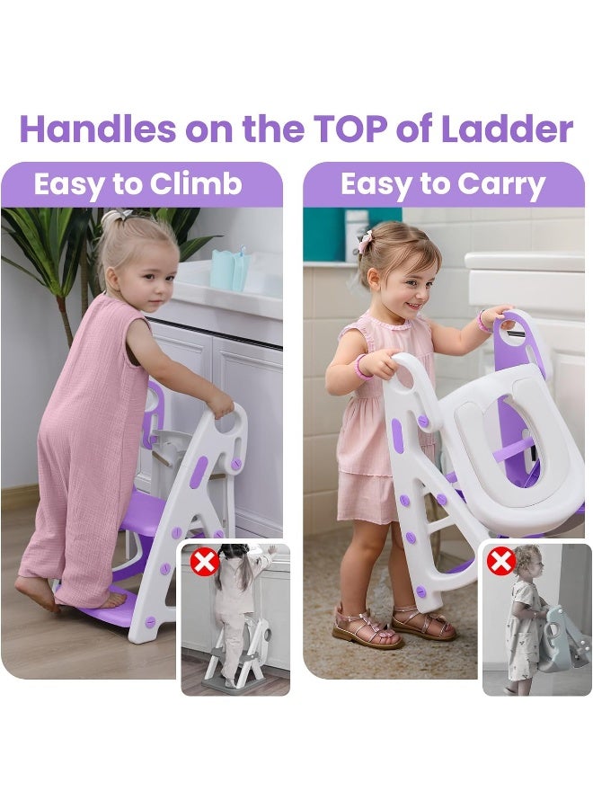 PRIMLECT Potty Training Seat & Toddler Step Stool Kitchen Helper - Image 3