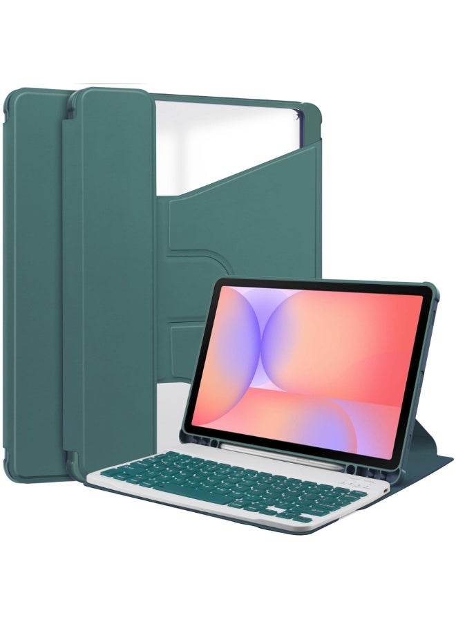 general Tablet Keyboard Case for Samsung Galaxy Tab S10 Lite 10.9 inch 2025 SM-X400/X406B, Magnetic Detachable Wireless Bluetooth Keyboard, 360° Rotating Stand PC + Leather Cover - Image 1