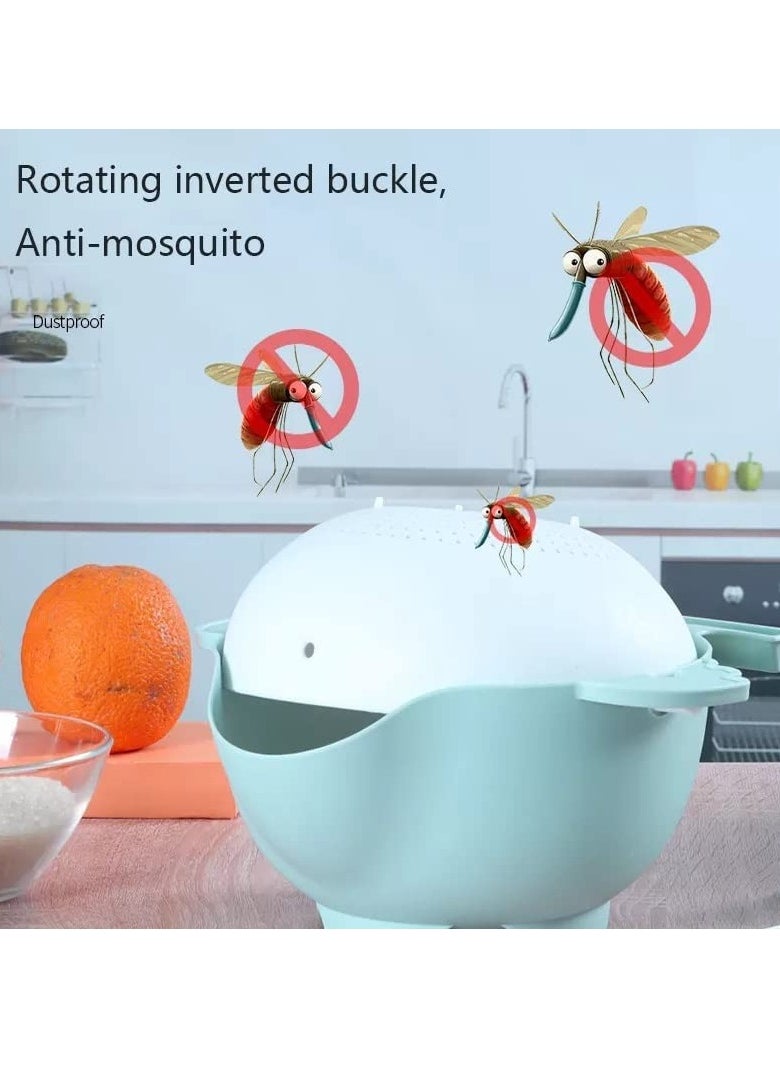 JUNARIS - 12 in 1 Multi Purpose Vegetable Cutter With Interchangeable Blades Kitchen Tools Separation of Egg Yolk and White  Rapid Drain Basket - Image 1