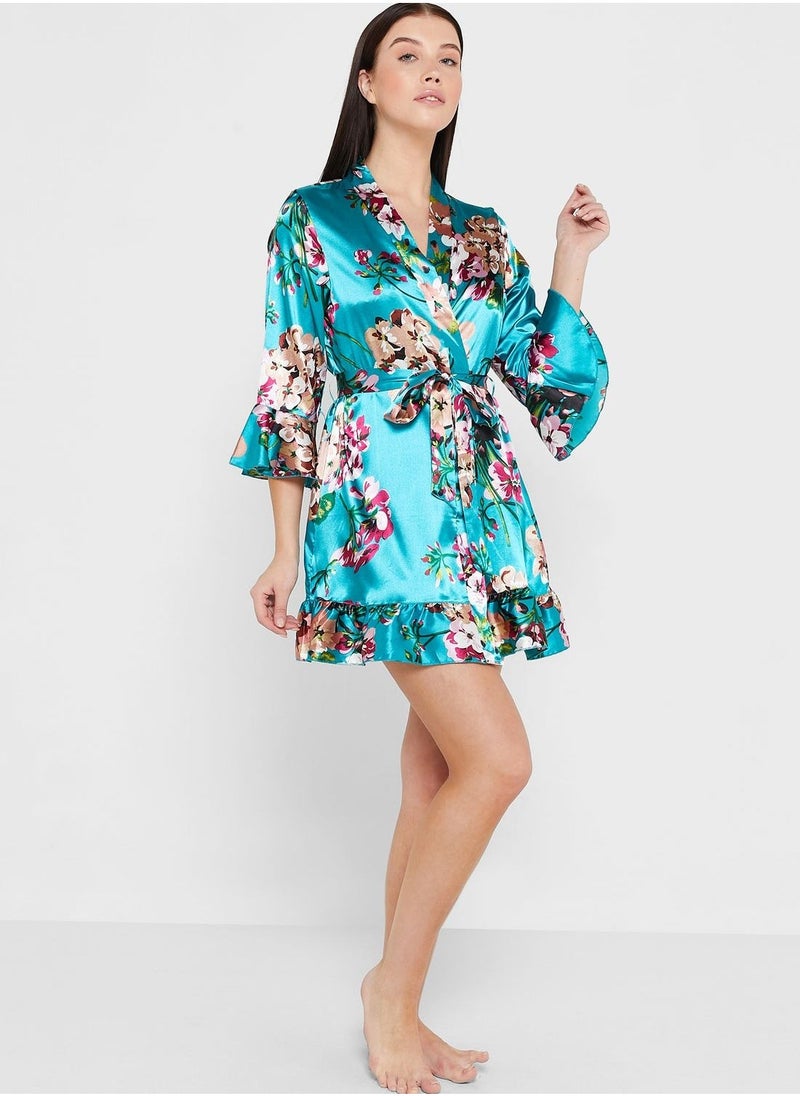 Printed Robe - Image 4