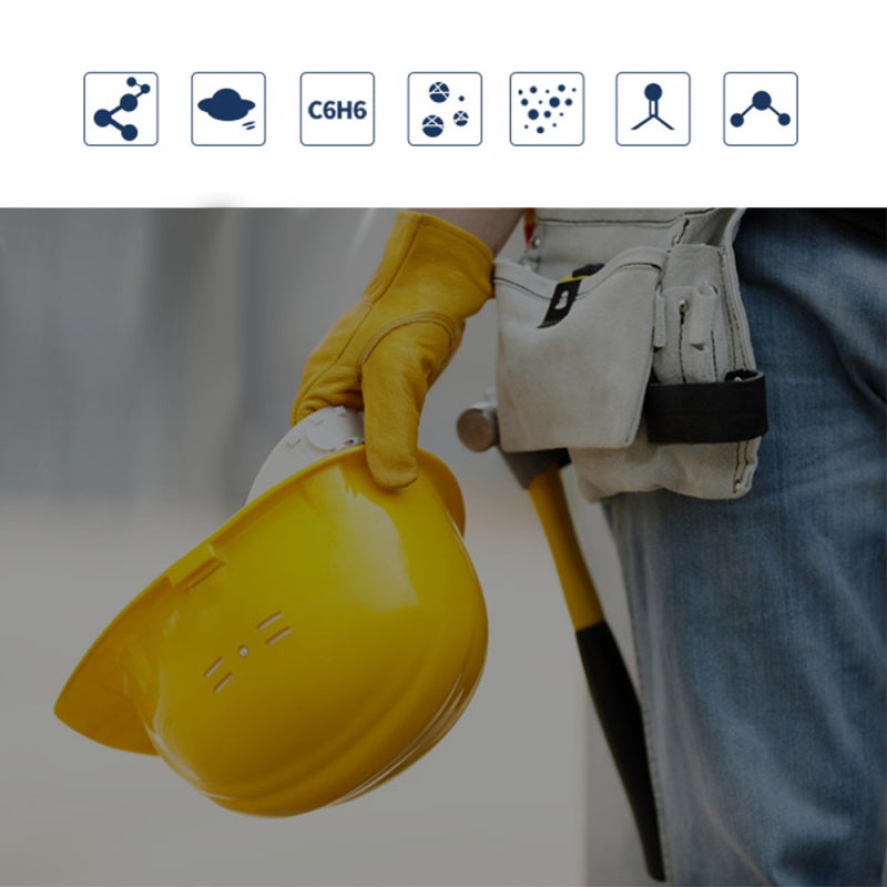 سترونج قناع غاز مع قناع ST-S100-3 2 خرطوشة فلتر بخار عضوي من نوع ST-LDY3 أقطان الفلتر أغطية الفلتر - عدسة واسعة الرؤية مضادة للضباب شريط رأس بخمس نقاط جهاز نقل الصوت للسلامة الصناعية - Image 4