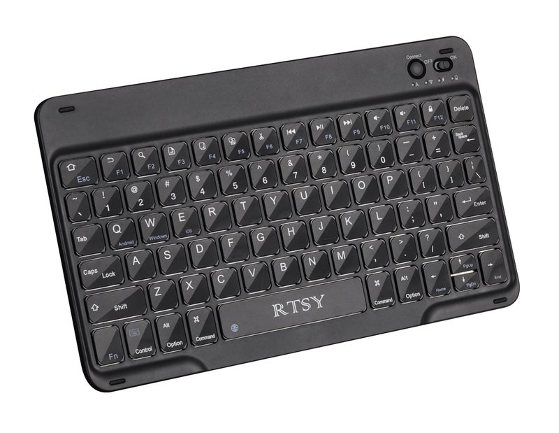 RTSY Keyboard case for Honor Pad X9 11.5-inch (29.21 cm), Anti Drop Keys, Multi Viewing Angle, Wireless Bluetooth Magnetically Detachable Keyboard Cover, Rechargeable (Black) - Image 2