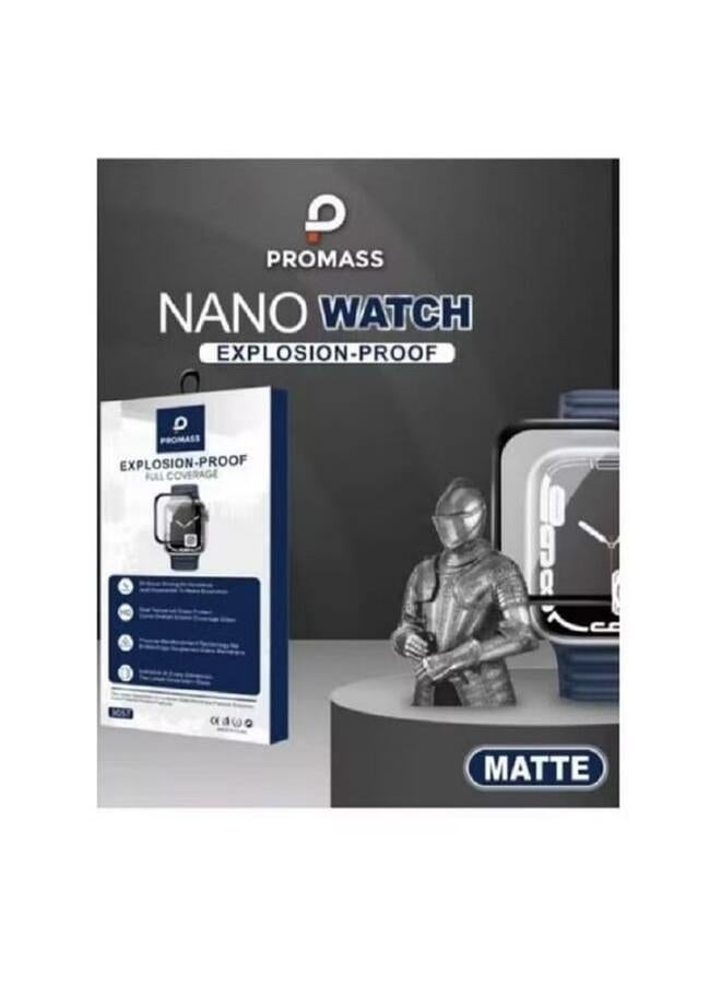 بروماس واقي شاشة نانو برو ماكس غير لامع لساعة أبل مقاس 41