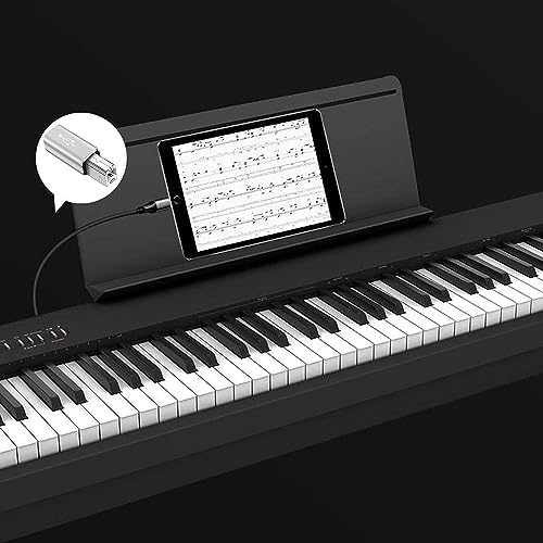 Tobo محول Tobo USB C إلى USB B، محول USB C إلى طابعة، محول MIDI للطابعات، البيانو الكهربائي، DIMI، Chrome-Book Pixel، السينثسايزر والمزيد (رمادي) (TD-1078TC) - Image 2