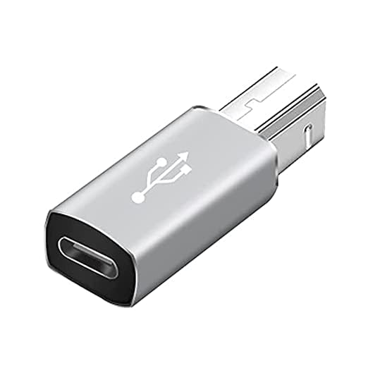 Tobo محول Tobo USB C إلى USB B، محول USB C إلى طابعة، محول MIDI للطابعات، البيانو الكهربائي، DIMI، Chrome-Book Pixel، السينثسايزر والمزيد (رمادي) (TD-1078TC) - Image 1