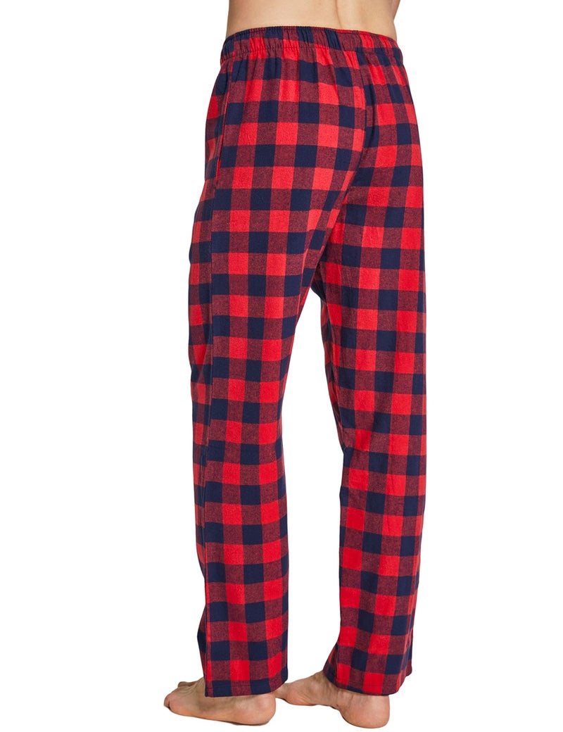 CYZ Men's 100% Cotton Super Soft Flannel Plaid Pajama Pants,F23018,Medium - Image 4