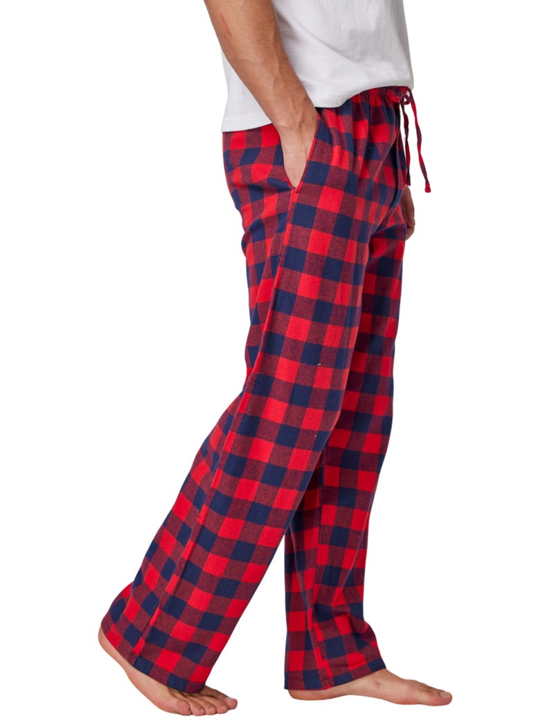 CYZ Men's 100% Cotton Super Soft Flannel Plaid Pajama Pants,F23018,Medium - Image 3