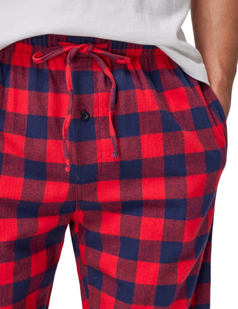 CYZ Men's 100% Cotton Super Soft Flannel Plaid Pajama Pants,F23018,Medium - Image 5