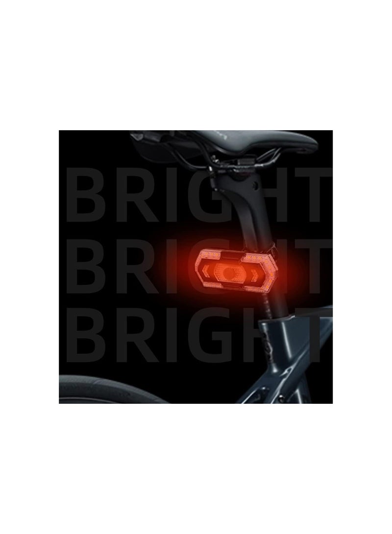 GGOOT Bike LED Turn Signal Cycling Taillight Rear Light Rechargeable Safety Warning Light Waterproof with 5 Light Modes Remote Controller for Mountain Road Bike  - Image 4