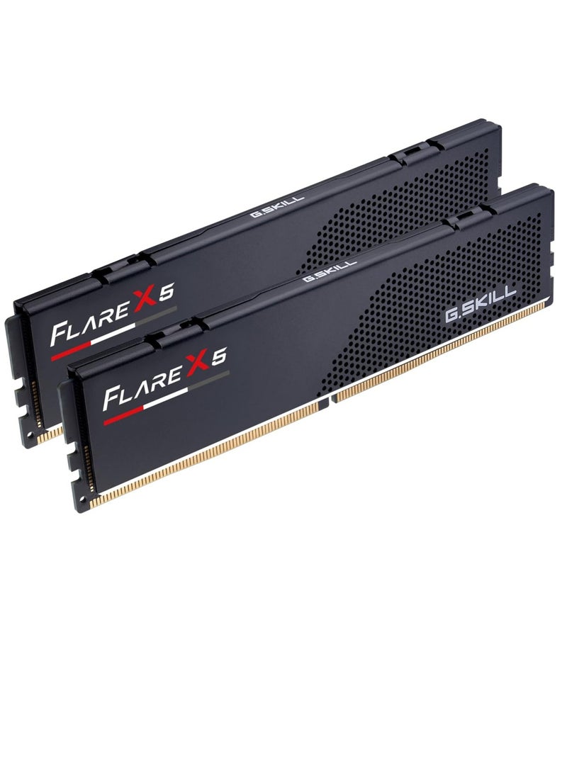 G.Skill G.SKILL 32GB DDR5 Flare X5 6000MHz CL30 1.35V Dual Channel Kit (2x 16GB) AMD EXPO Matte Black - Image 1