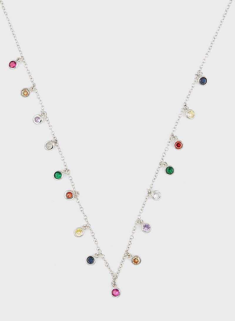 Fashionbox Rainbow Dangling Necklace - Image 2