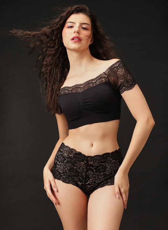 Clovia Mid Waist Boyshorts