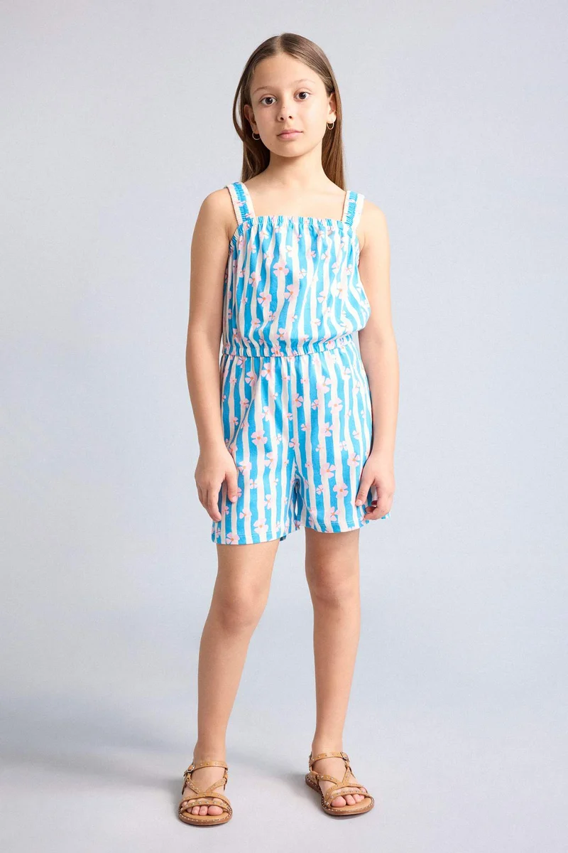 ديفاكتو Regular Fit Sleeveless Jumpsuit