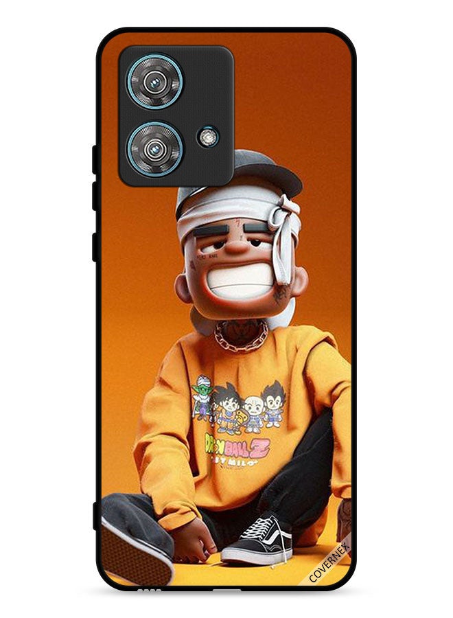 Covernex Motorola Edge 40 Neo 5G Protective Case Cover Tired Injured Boy Art  - Image 1